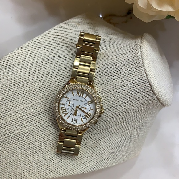 Michael Kors Mk5756 Womens Gold Watch 